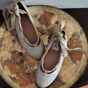 Joie Elegant Gold Ballet Flats